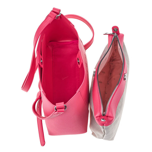 Verde Γυναικεία Τσάντα Χιαστί 16-6752 Φούξια